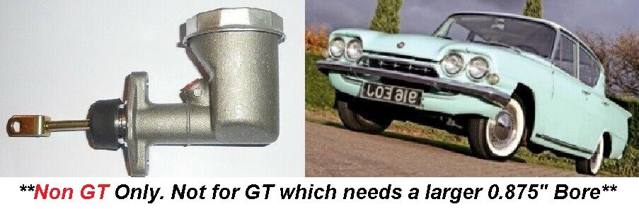 BRAKE MASTER CYLINDER (Ford Consul Capri Classic 109e) (** Not GT **) (1961- 64) 